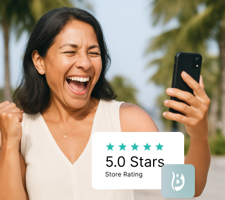 5.0 Stars Store Rating
