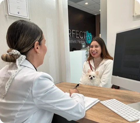 Skin rejuvenation consultation at Perfect B